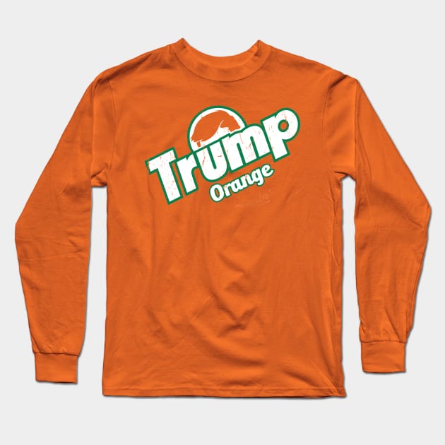 TRUMP - Orange Crush Long Sleeve T-Shirt by hamiltonarts